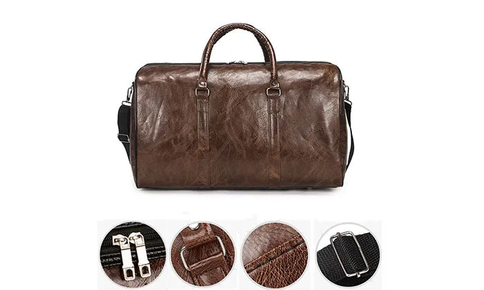 Travel Bag PU Leather Duffle Bag