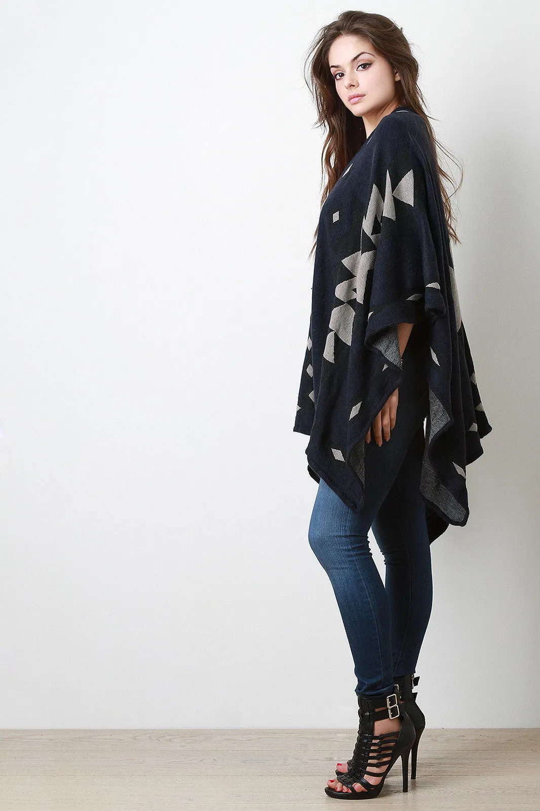 Tribal Knit Cape