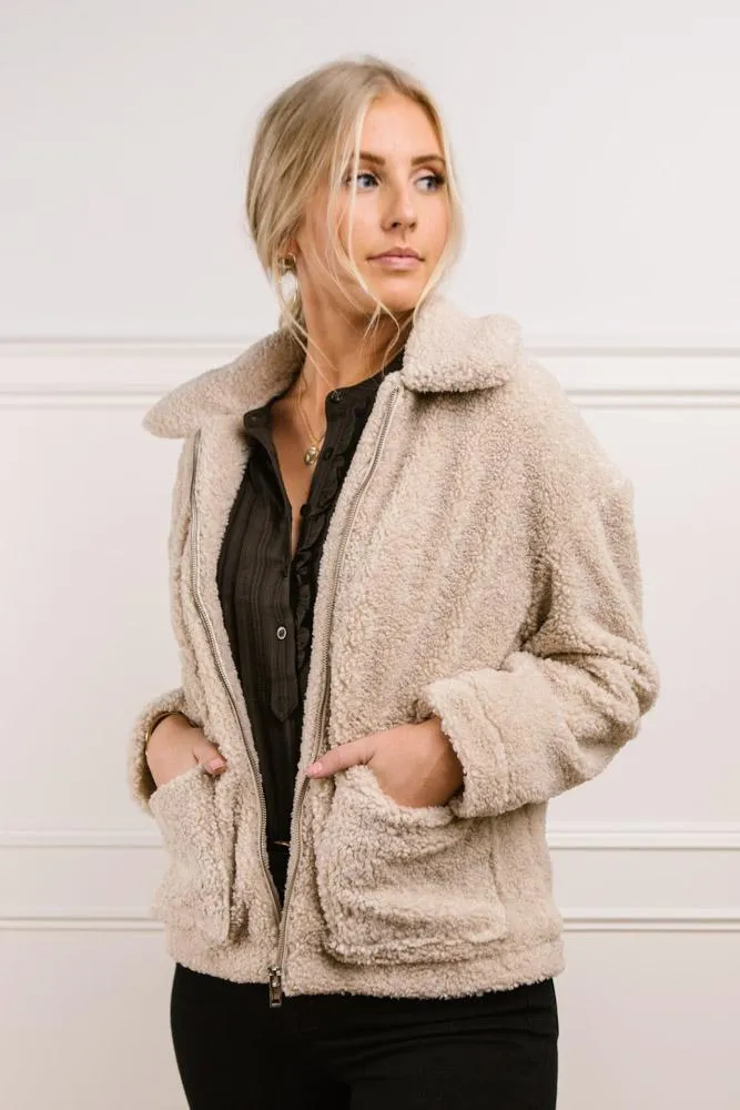 Vero Moda Nylah Teddy Jacket-FINAL SALE