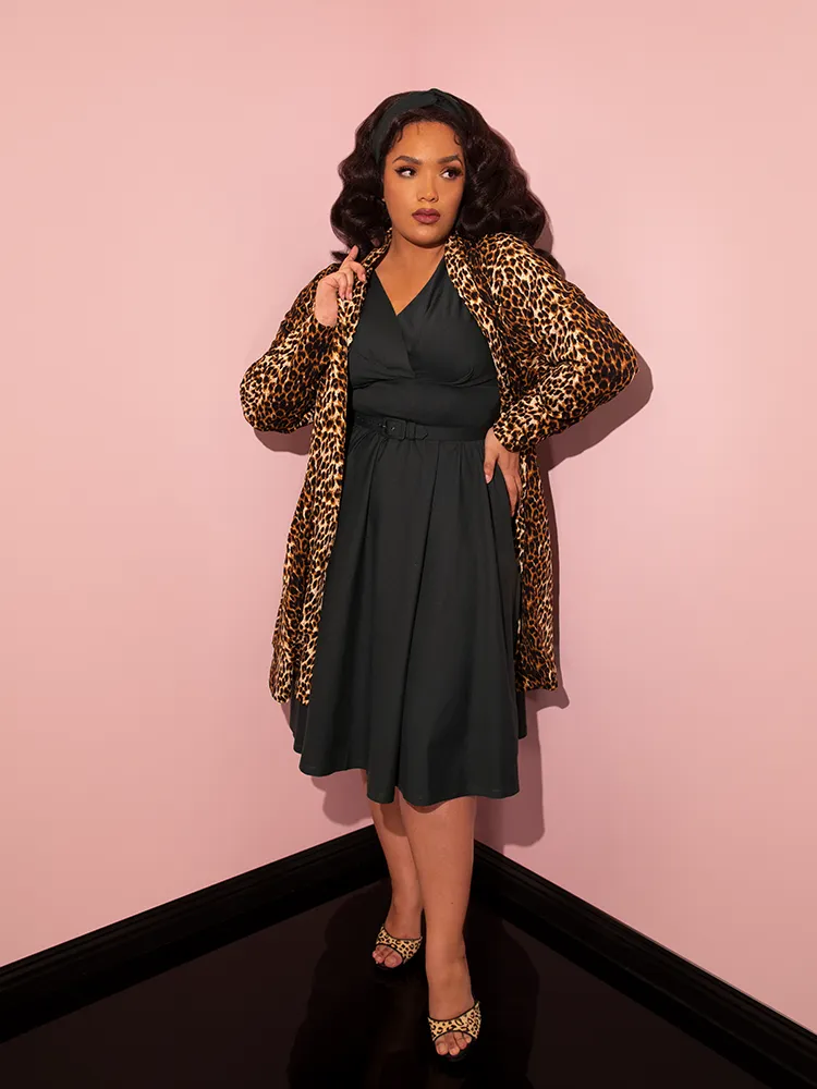 Vintage Leopard Cardigan Coat - Vixen by Micheline Pitt