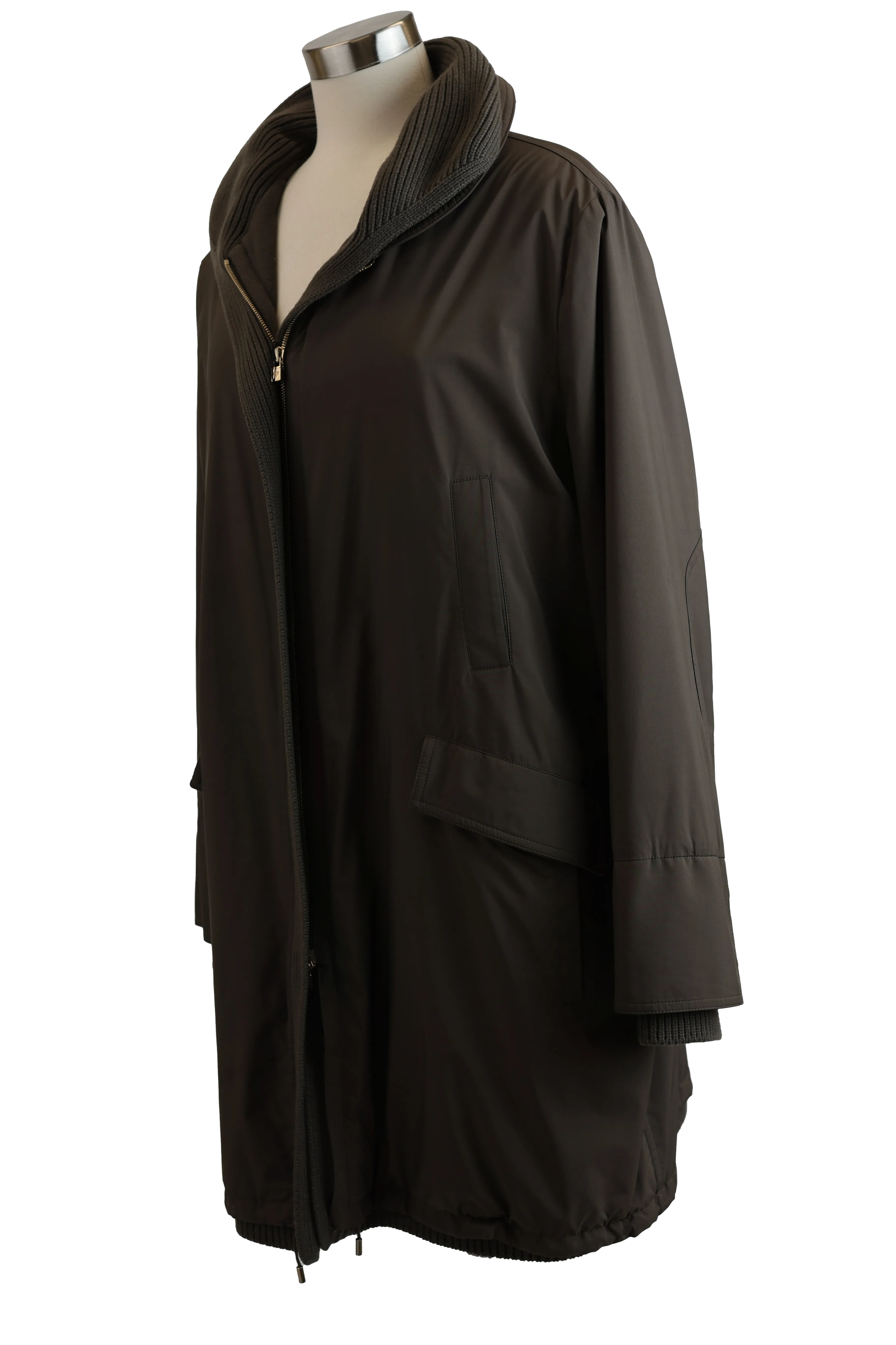 Waterproof Cashmere Lined Rain Coat