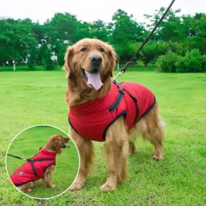 Waterproof Dog Raincoat with Harness