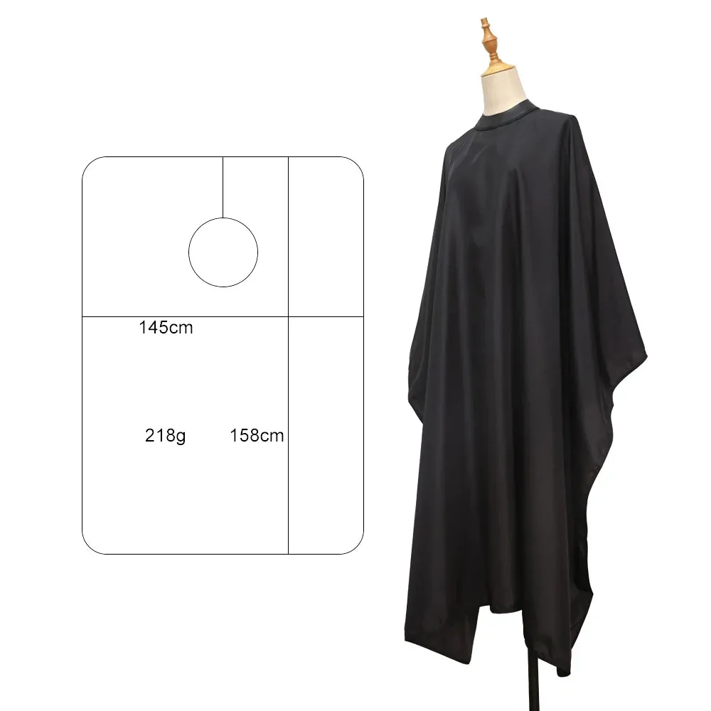 Waterproof Hairdressing Coat with Silicone Neckline - Barbershop Cape