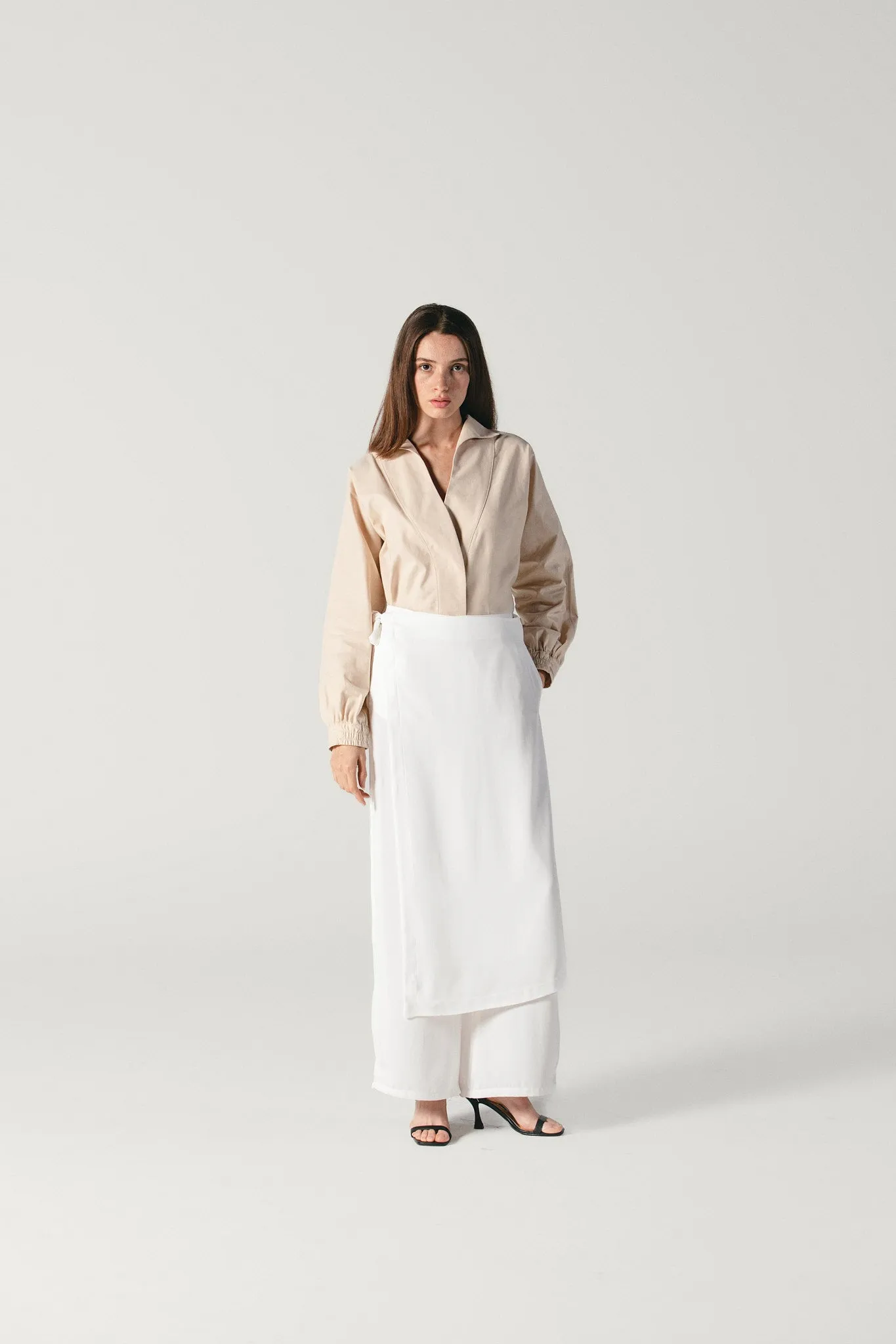 Wide Leg Pants Off-White