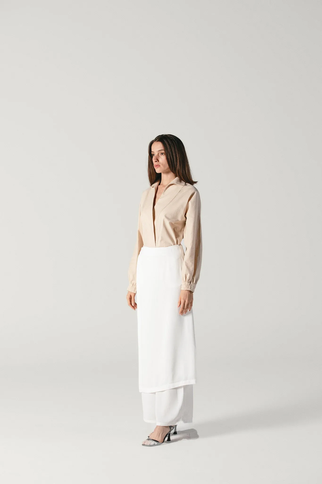 Wide Leg Pants Off-White