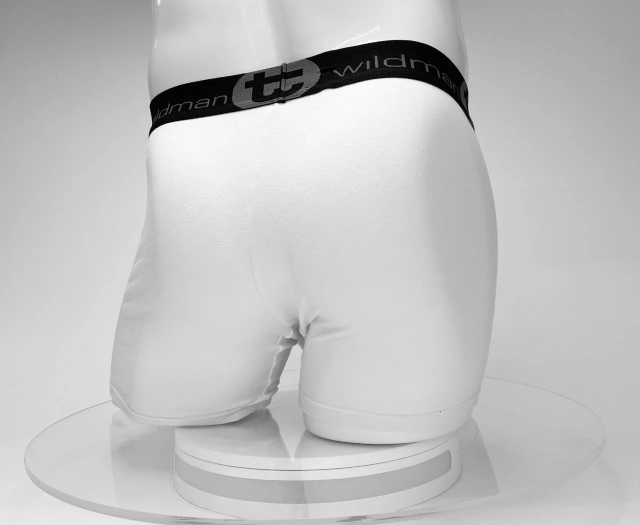 WildmanT Cotton Monster Cock 5" Inseam Boxer Brief White