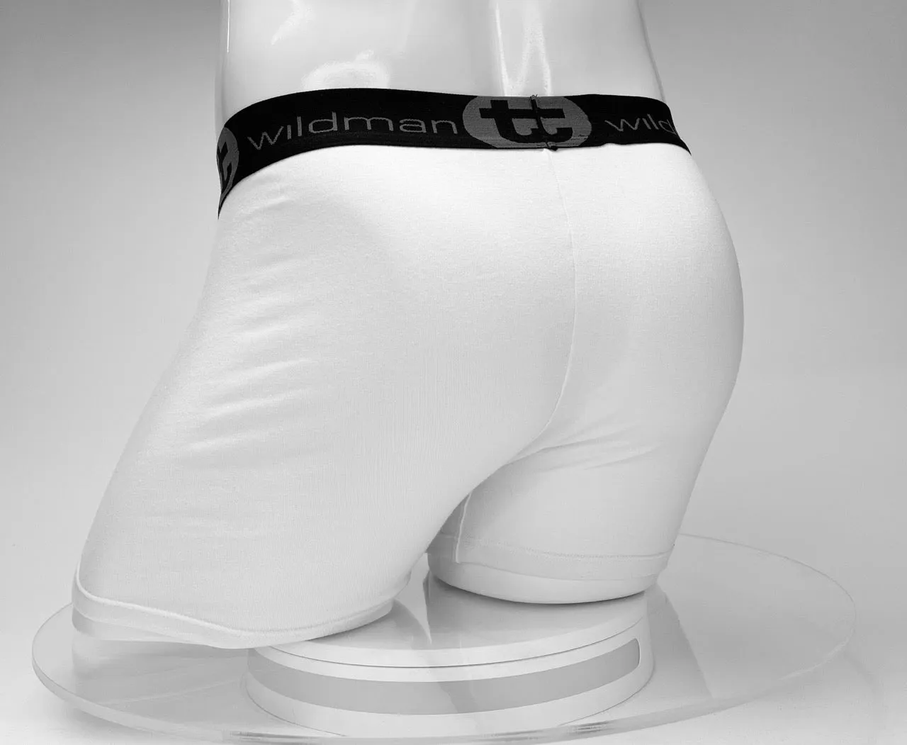 WildmanT Cotton Monster Cock 5" Inseam Boxer Brief White