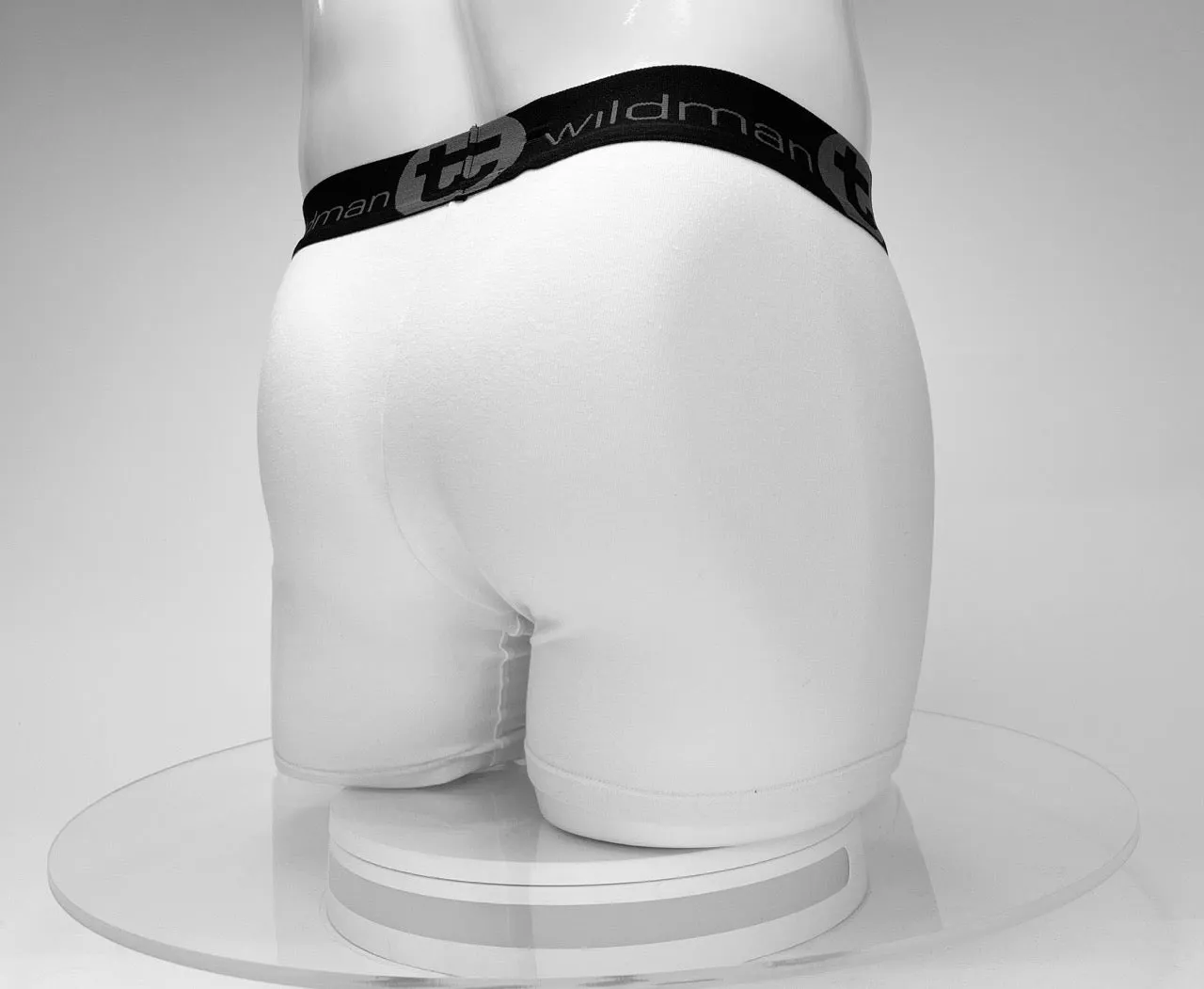 WildmanT Cotton Monster Cock 5" Inseam Boxer Brief White