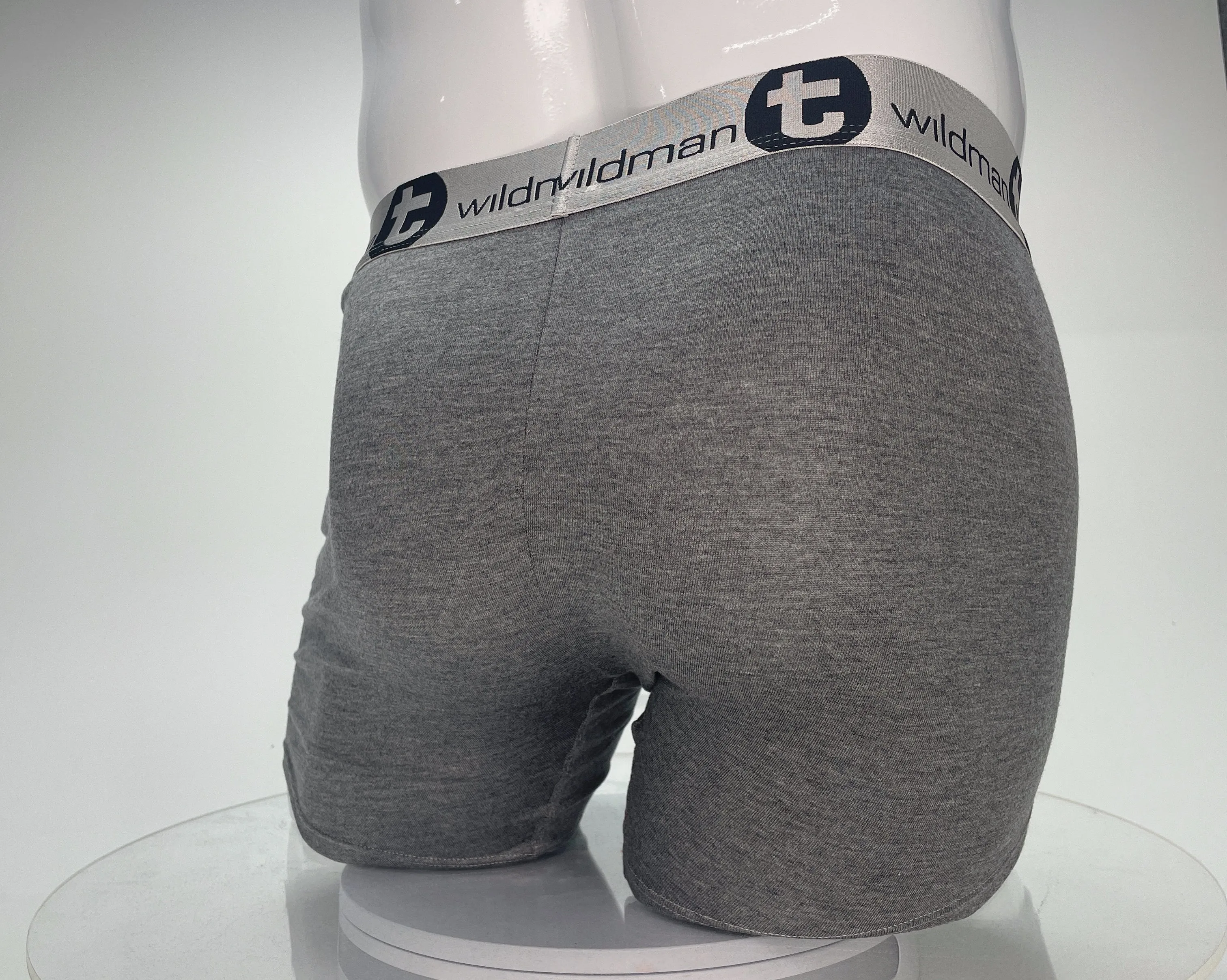 WildmanT Modal Monster Cock 5" Inseam Boxer Brief Gray