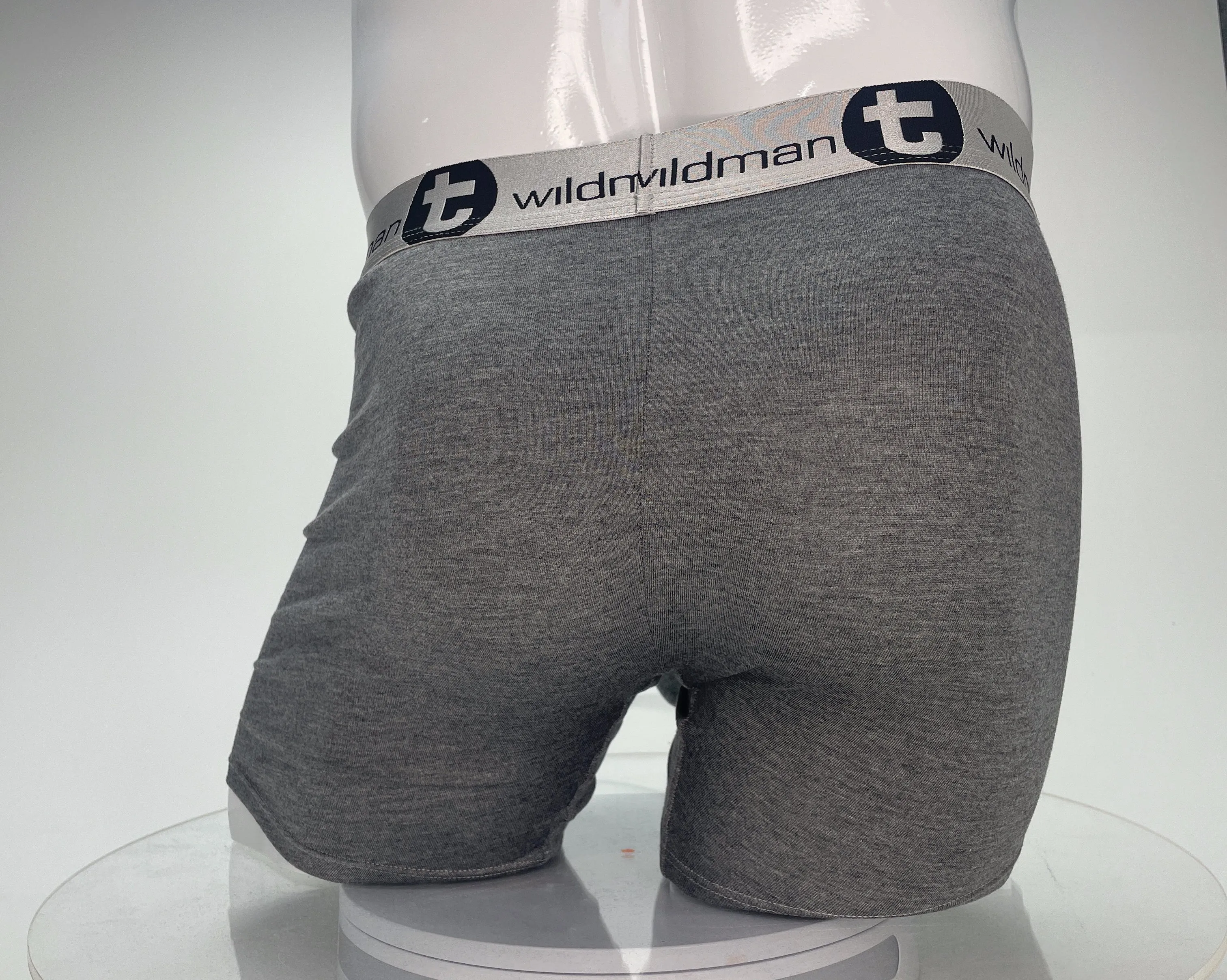 WildmanT Modal Monster Cock 5" Inseam Boxer Brief Gray