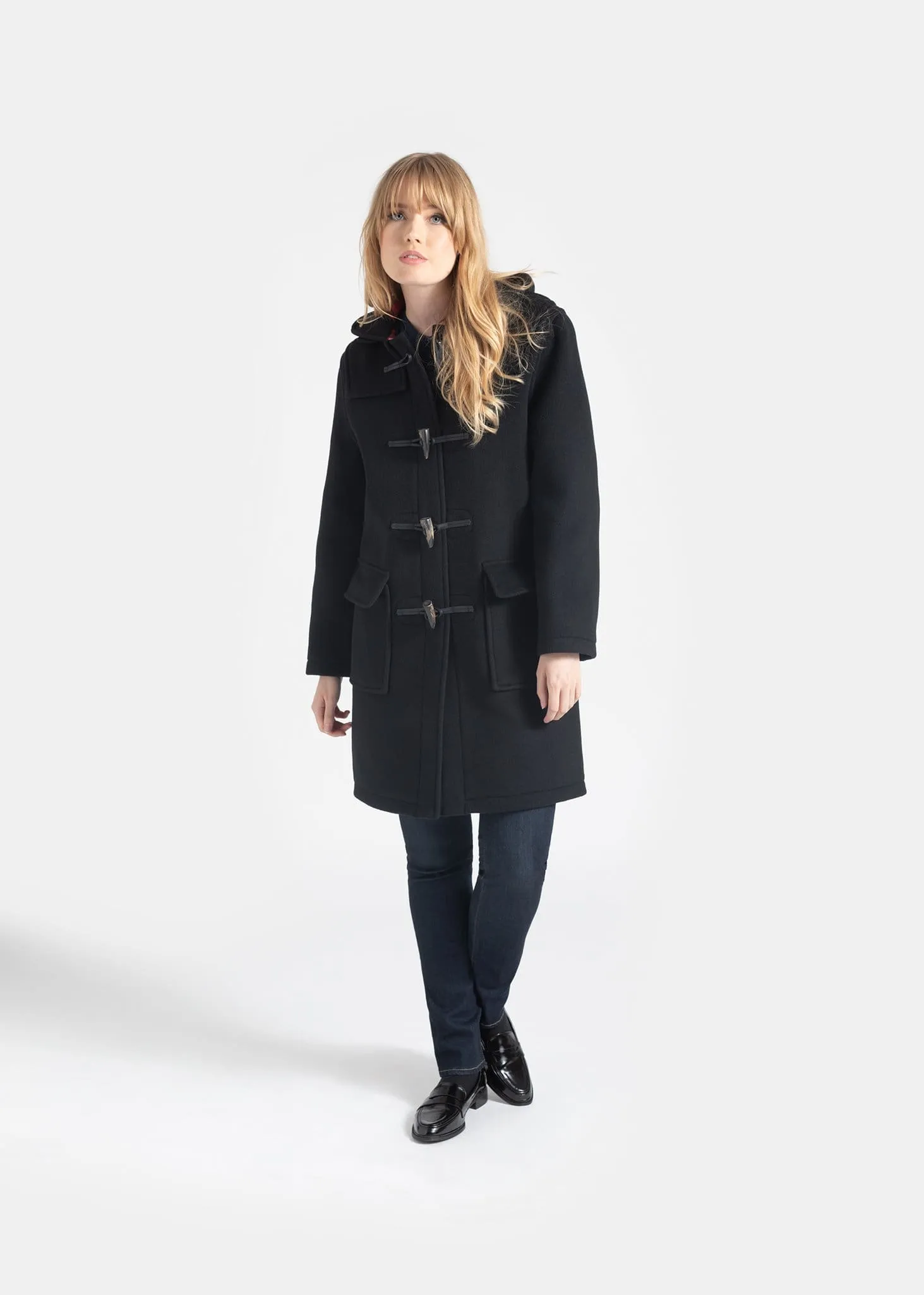 Women's Original Duffle Coat Black Stewart