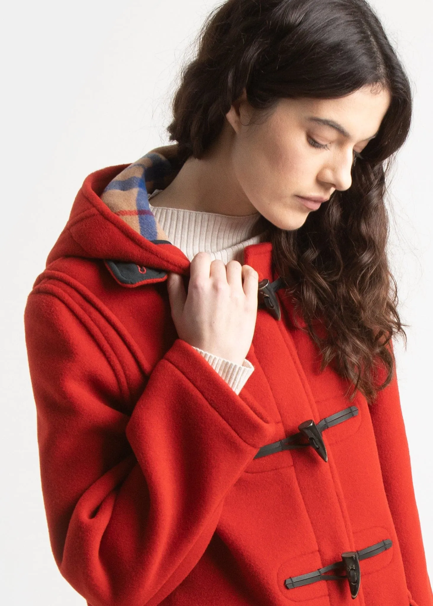 Women's Original Duffle Coat Red Thomson