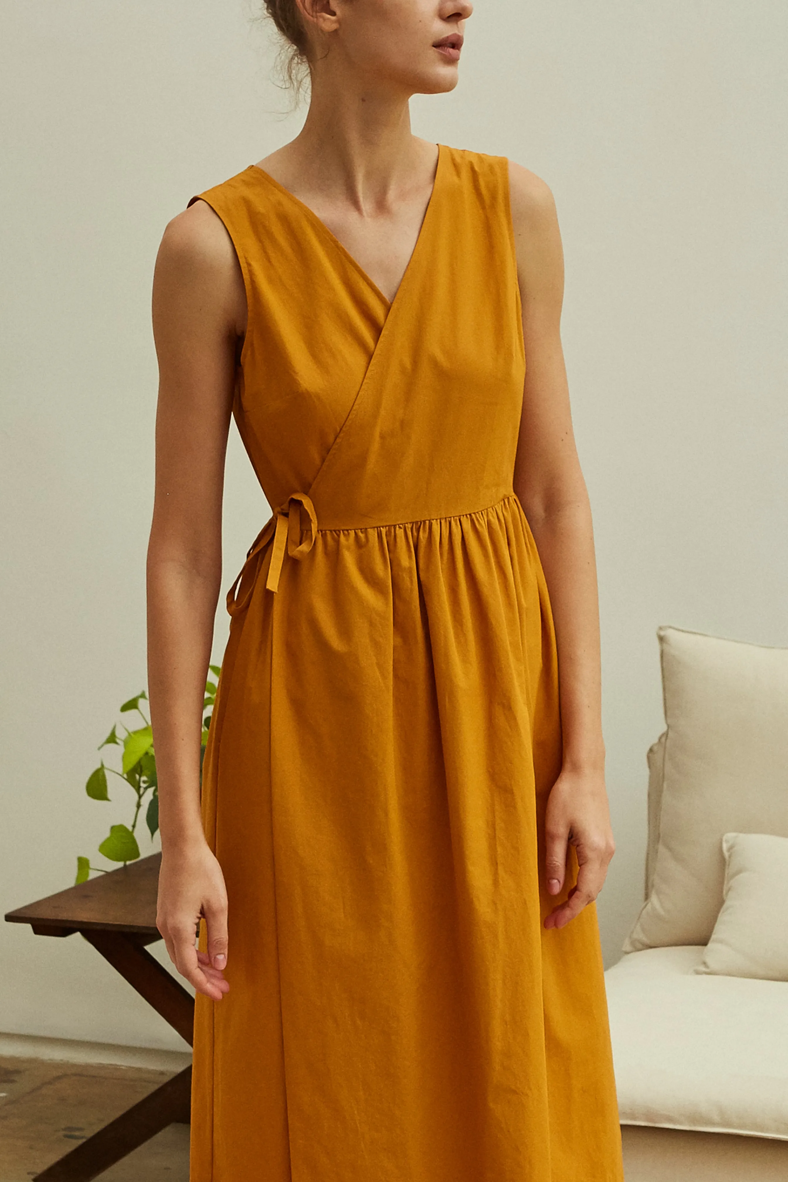 Wrap Dress -- Organic Cotton